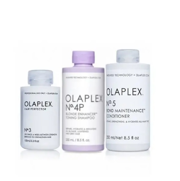 Olaplex Blonde Enhancer At Home Kit (No3 100ml, No4P 250ml, No5 250ml)