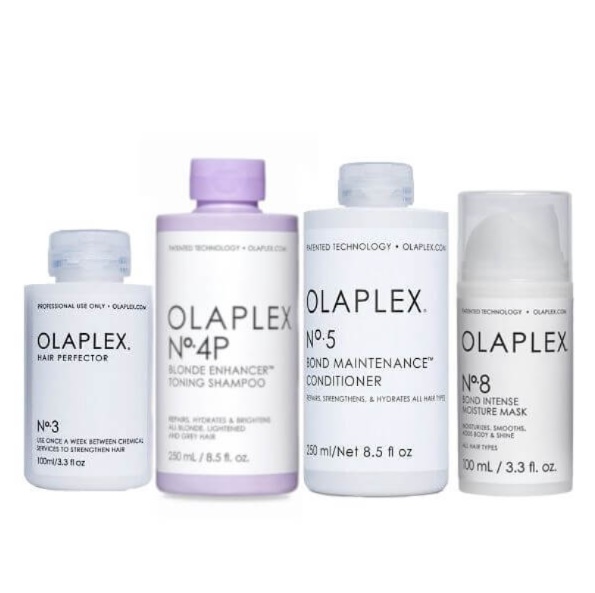 Olaplex Take Home Blonde Hair Kit (No3 100ml, No4p 250ml, No5 250ml, Νο8 100ml)