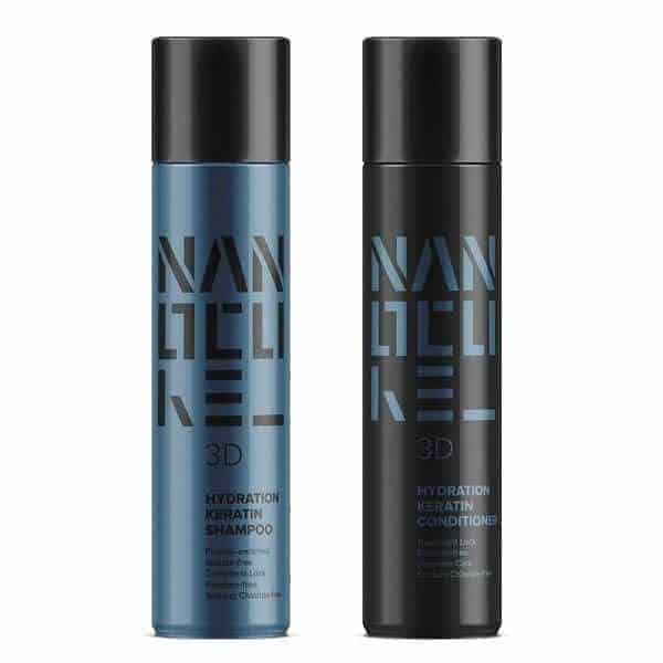Keratin Nanocure® 3D Hydration Set (Shampoo 500ml, Conditioner 500ml)