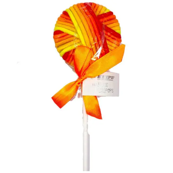 Kiepe Professional Hair Tie Λαστιχάκια Μαλλιών Πορτοκαλί Lollipos 24 ΤΕΜ