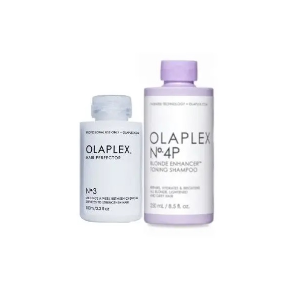 Olaplex Kit ( No3 100ml + No.4P Blonde Enhancer Toning Shampoo 250ml )