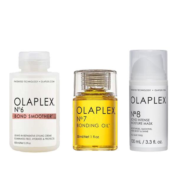 Olaplex Hair Treatment (No.6 Bond Smoother, No.7 Bonding Oil 30, No.8 Bond Intense Moisture Mask)