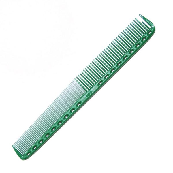 YS Park 335 Fine Cutting Comb Extra Long Green