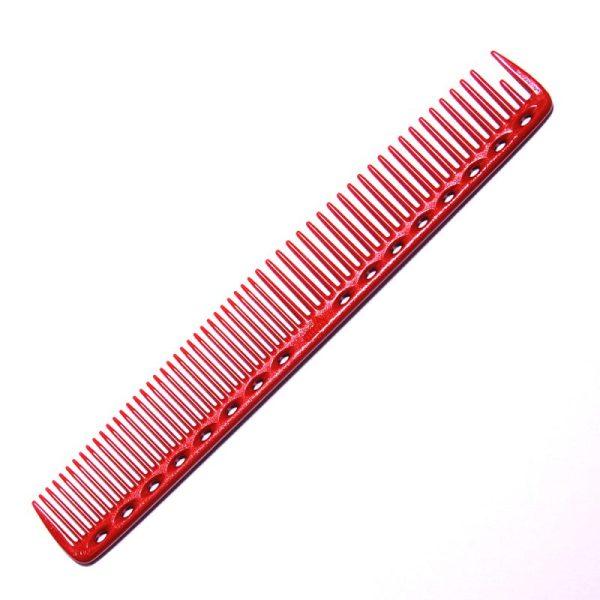 YS Park 337 Quick Cutting Comb Round Tooth Red
