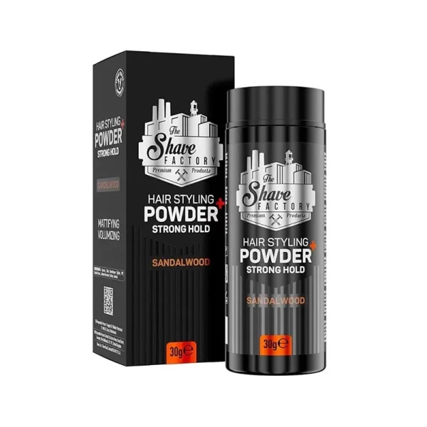 The Shave Factory Hair Styling Powder Sandalwood 30g
