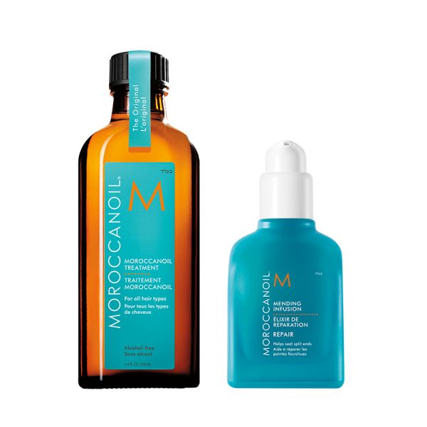 Moroccanoil The Best Couple Set Oil Treatment 100ml Mending Infusion 75ml